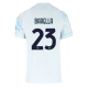 Maillot de foot Inter Milan Nicolo Barella #23 Extérieur vêtements 2025-26 Manches Courtes